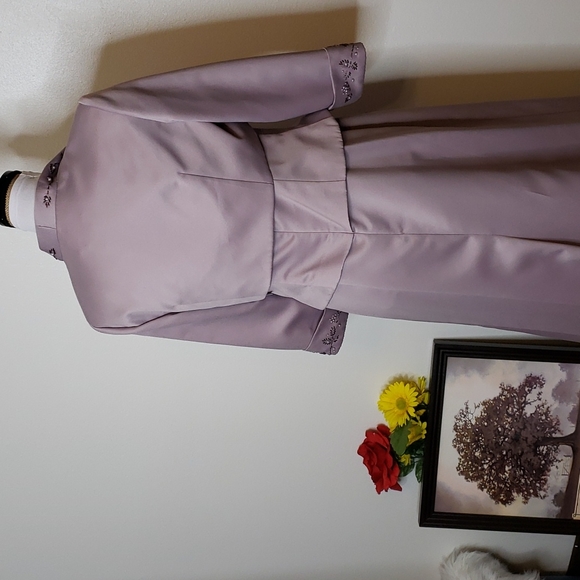 NEW Vintage J.R. Nites Caliendo 2piece Dress Shrug Beaded - Picture 13 of 15